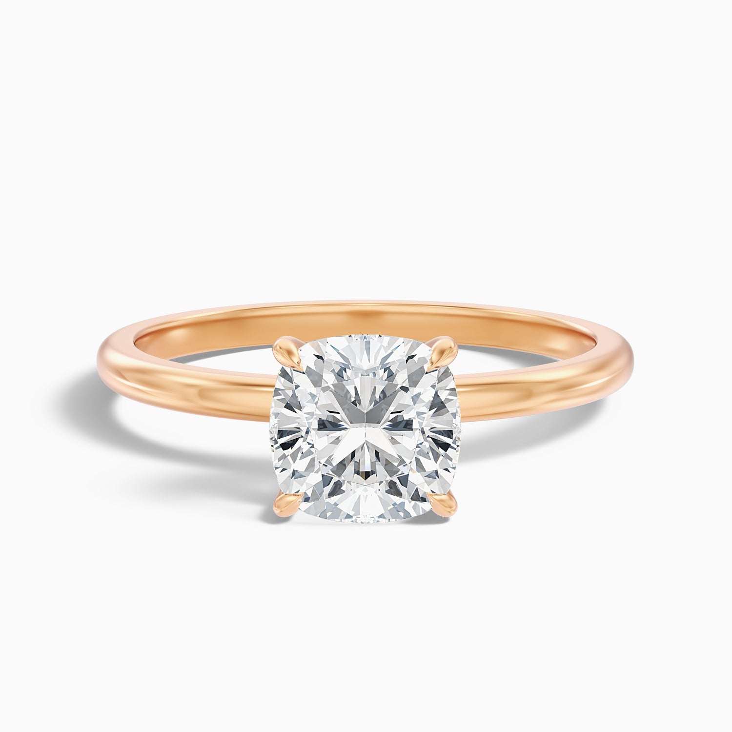 Kyla 5.5 Carat Cushion Cut Hidden Halo Moissanite Diamond Ring in 925 Sterling Silver