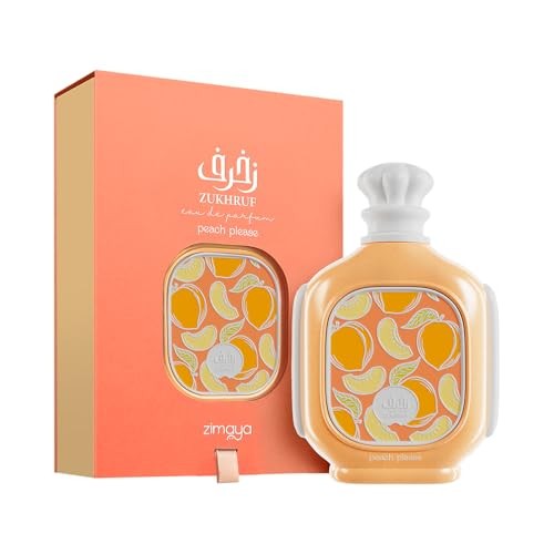Afnan Zimaya Unisex Zukhruf Peach Please EDP Spray 3.4 Oz  DestGlow