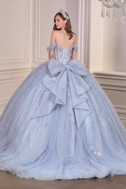Ladivine 15728 Off Shoulder Quinceanera Ball Gown by DiscountDressShop