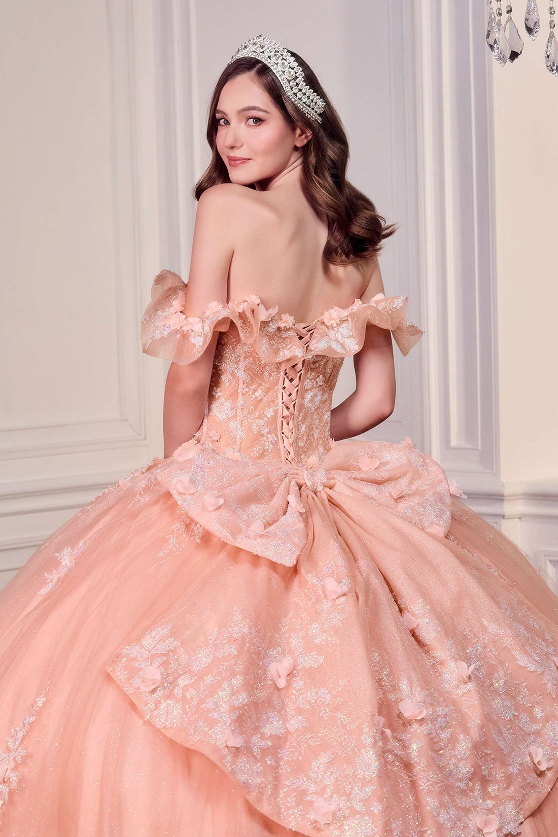 Ladivine 15731 Off the Shoulder Quinceanera A-Line Ball Gown by DiscountDressShop