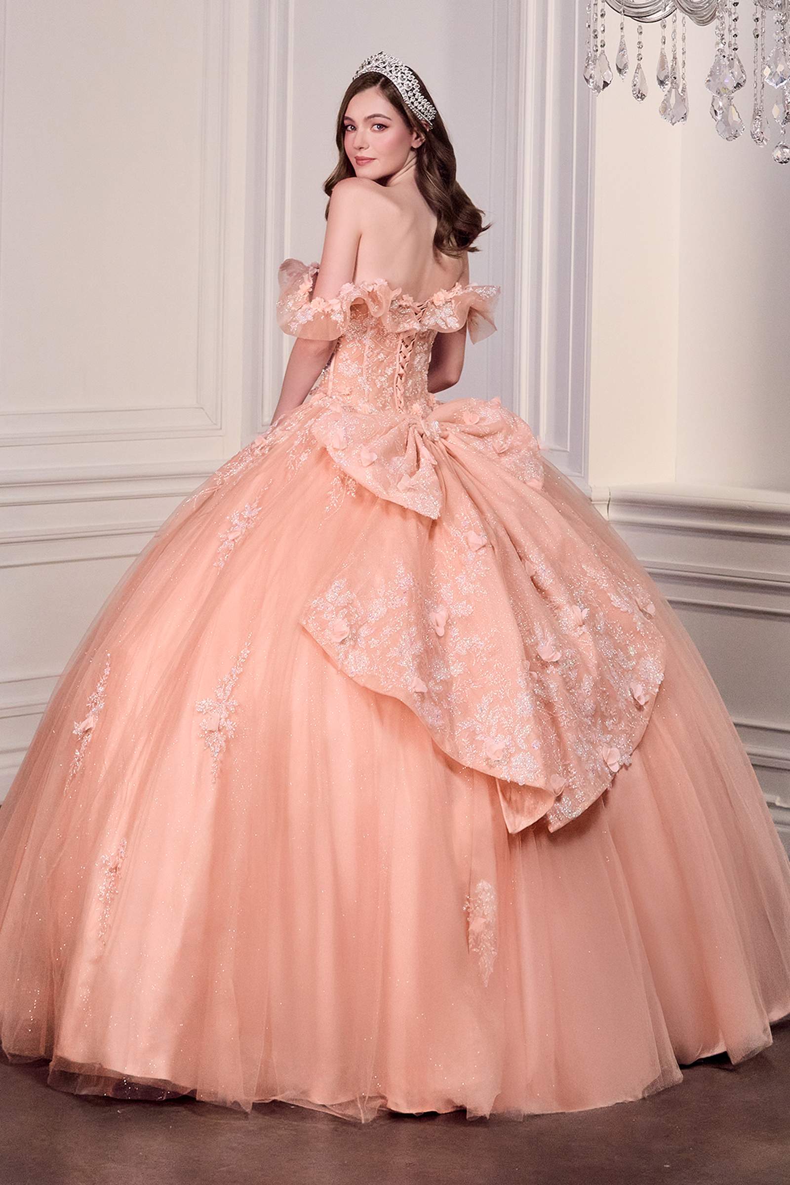 Ladivine 15731 Off the Shoulder Quinceanera A-Line Ball Gown by DiscountDressShop