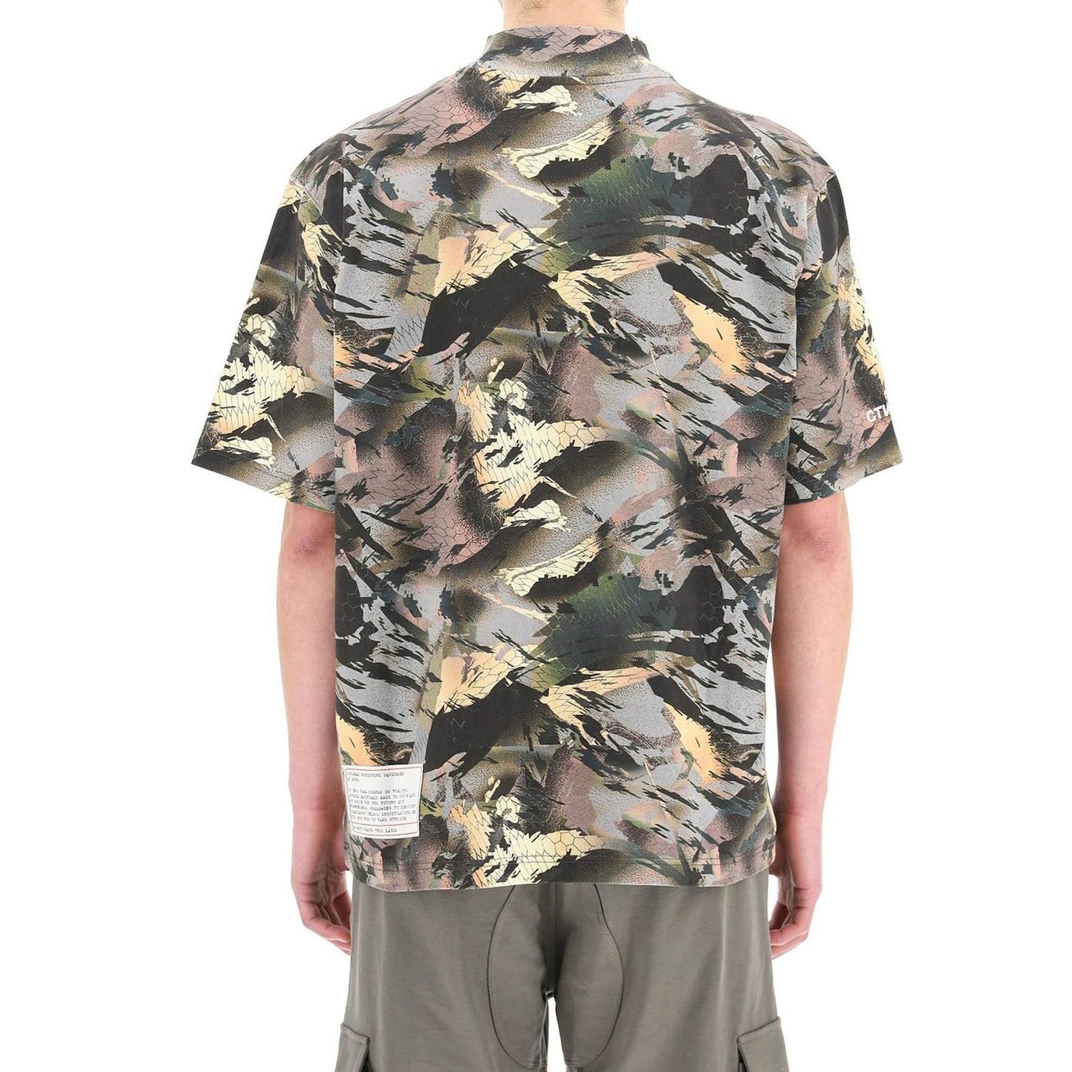 Heron Preston Camouflage Print T-Shirt Men by Luosophy