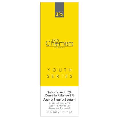 Acne Prone Serum Salicylic Acid 2%, Centella Asistica 3% 30ml by skinChemists US