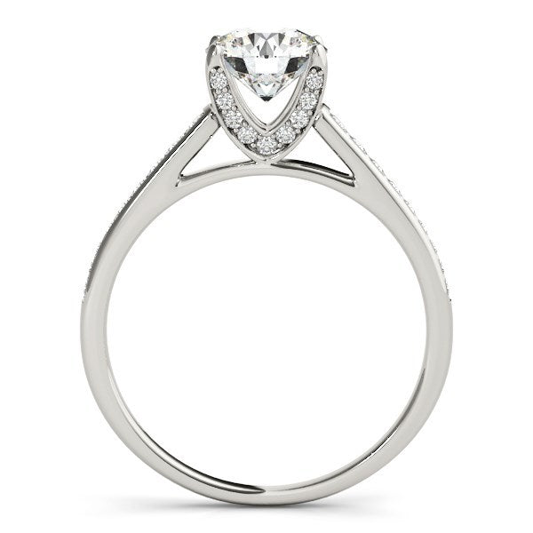 14k White Gold Diamond Engagement Ring With Cathedral Design (1 1/3 cttw) by Bids.com