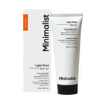 Minimalist Light Fluid Face Sunscreen with SPF 50 PA++++ - Lightweight, Water & Sweat Resistant