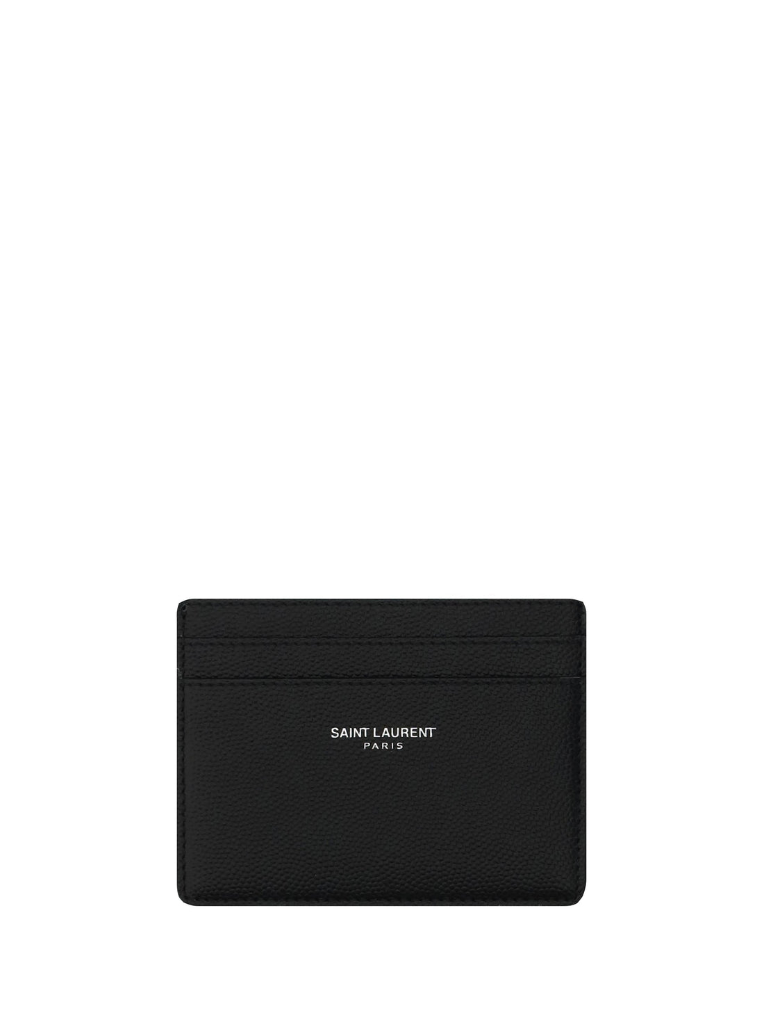 Saint Laurent Men Grain De Poudre Leather Cardholder by Luosophy
