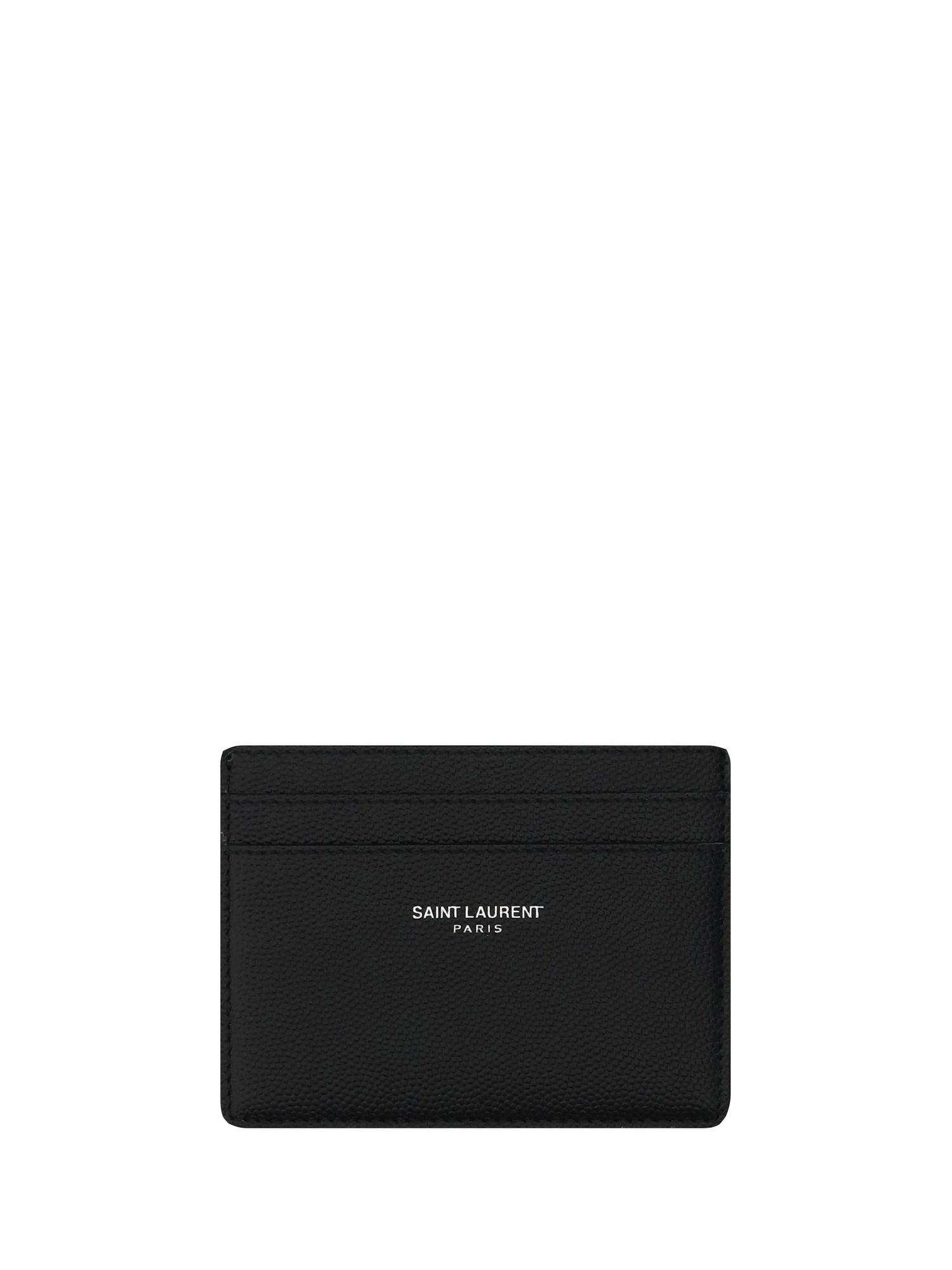Saint Laurent Men Grain De Poudre Leather Cardholder by Luosophy