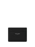 Saint Laurent Men Grain De Poudre Leather Cardholder by Luosophy