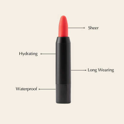 Perfect Lip Crayon – Hydrating, Buildable, Vegan &amp; Gluten-Free Lipstick Balm Pencil  DestGlow