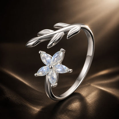 925 Sterling Silver &amp; Opal Ring for Women  DestGlow