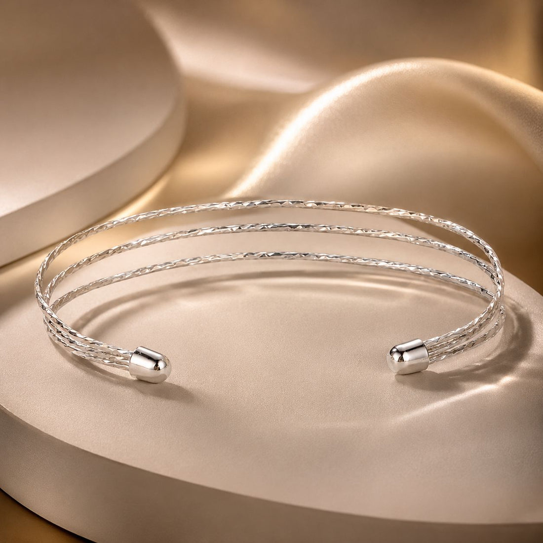 925 Sterling Silver White Gold Plated Bracelet for Women  DestGlow