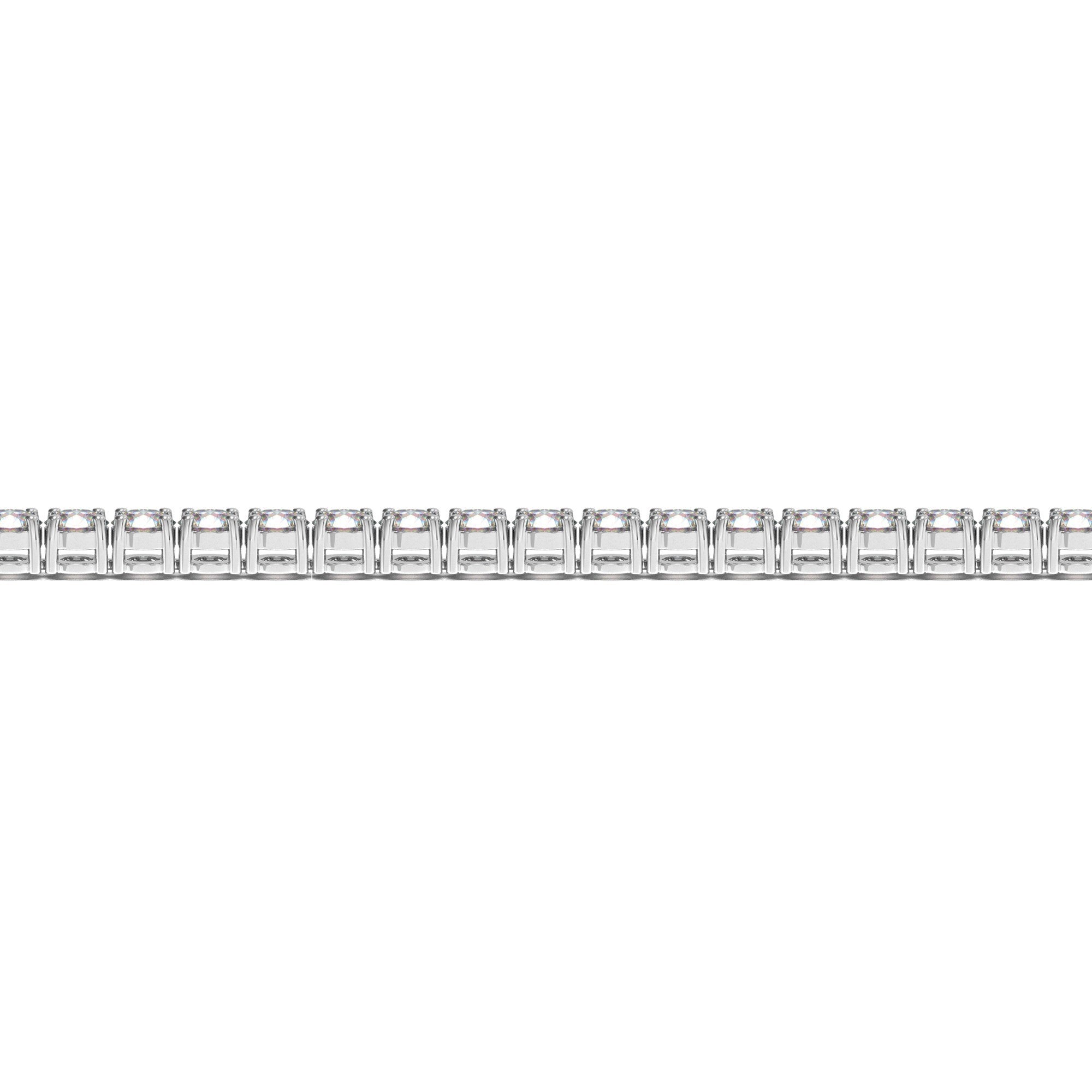 Lab Grown Round Diamond Tennis Bracelet in 14k White Gold (6 cctw F/G VS2/SI1) by Bids.com