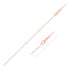 Double Extendable Cable Chain in 14k Rose Gold (1.0mm) by Bids.com