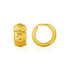 Reversible Textured and Smooth Snuggable Earrings in 10k Yellow Gold by Bids.com