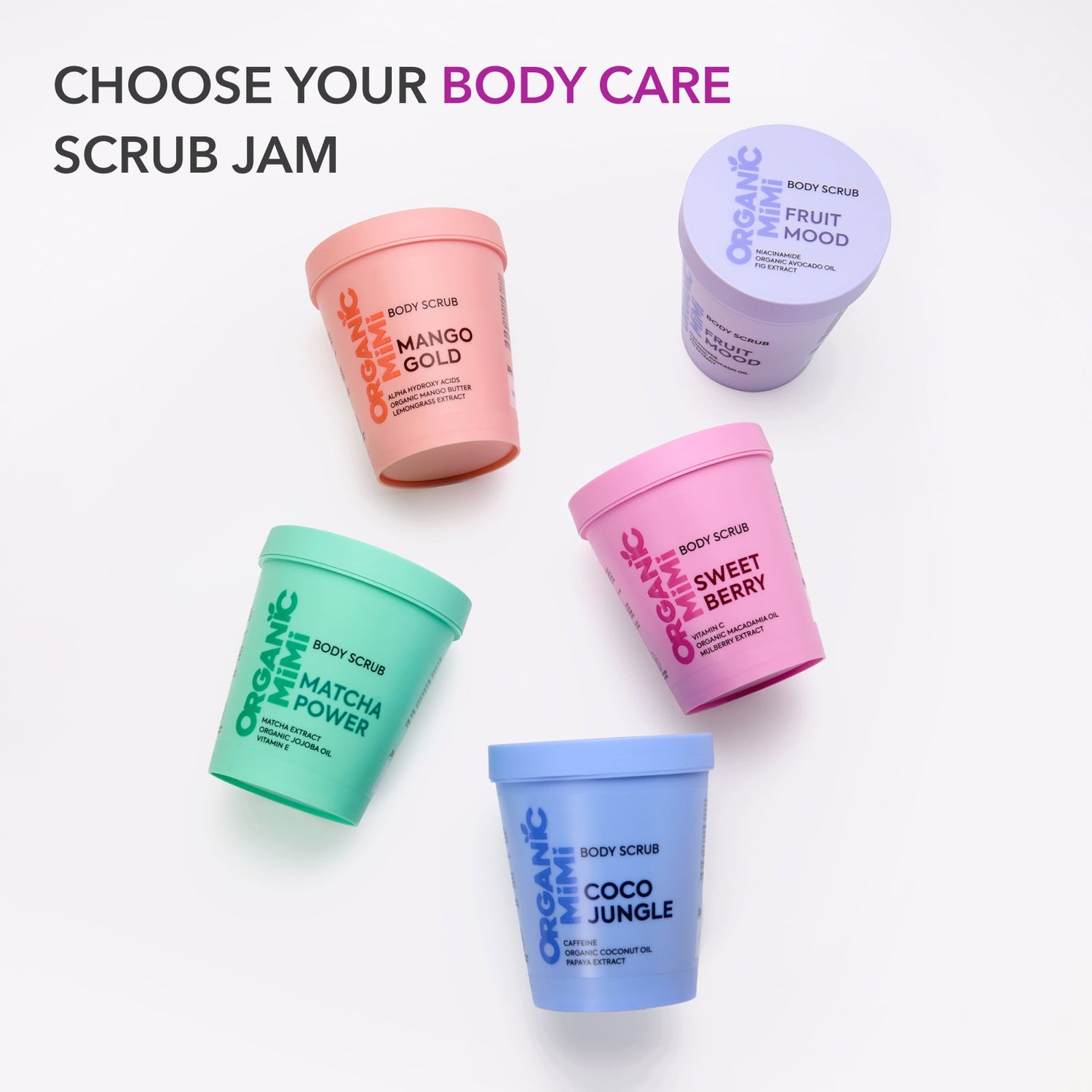 ORGANIC MIMI, BODY SCRUB SWEET BERRY, 250 g by Damask Rose