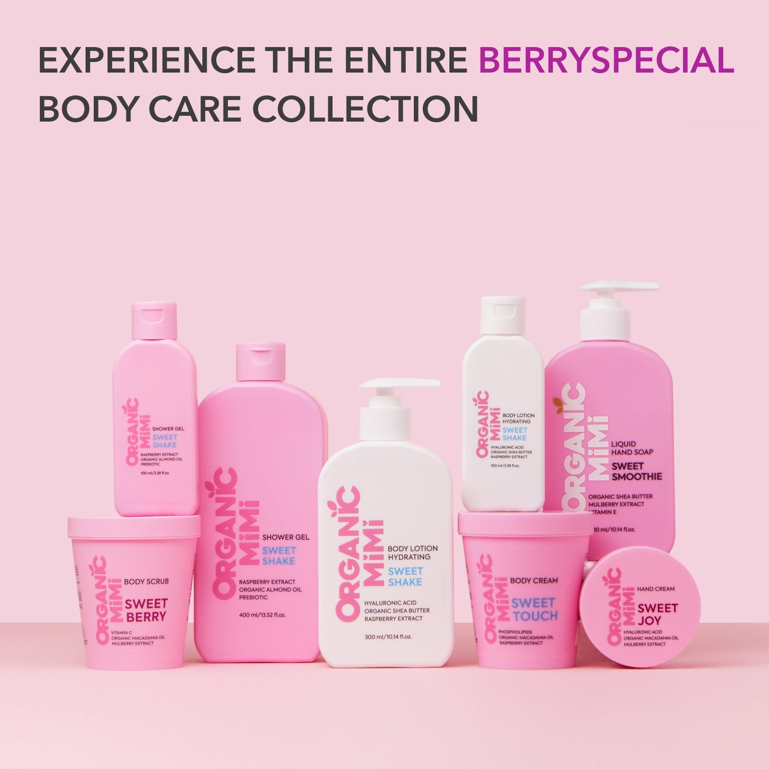 ORGANIC MIMI, BODY SCRUB SWEET BERRY, 250 g by Damask Rose