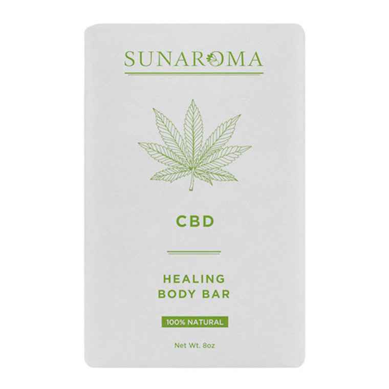 Sunaroma Cbd Healing Body Bar Soap, 8 Oz