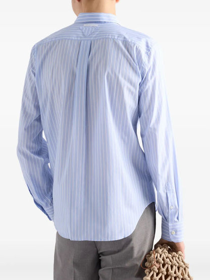Prada Men Striped Cotton Shirt by Luosophy