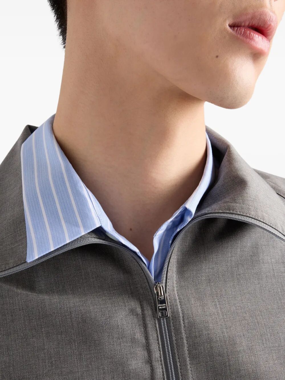 Prada Men Striped Cotton Shirt by Luosophy