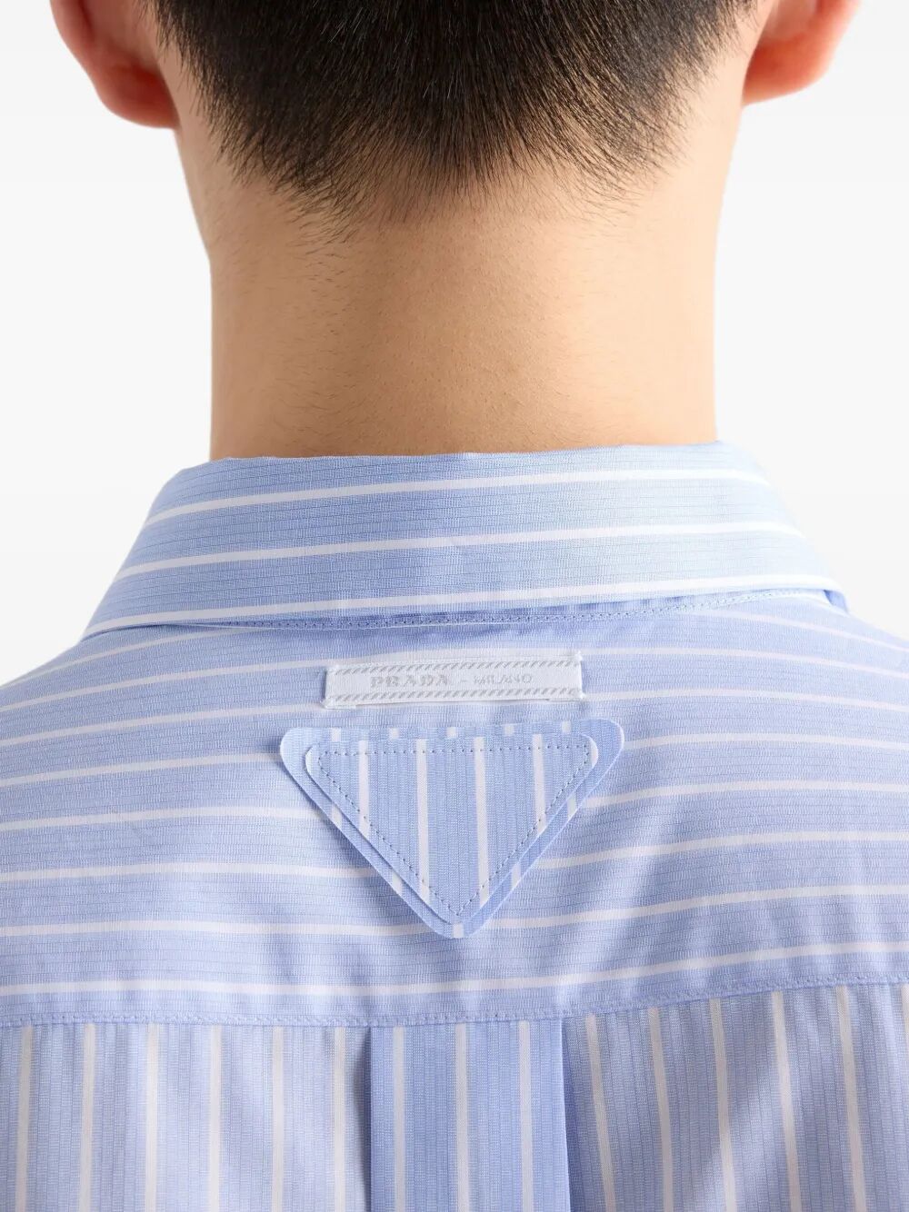 Prada Men Striped Cotton Shirt by Luosophy