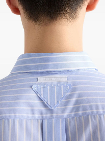 Prada Men Striped Cotton Shirt by Luosophy