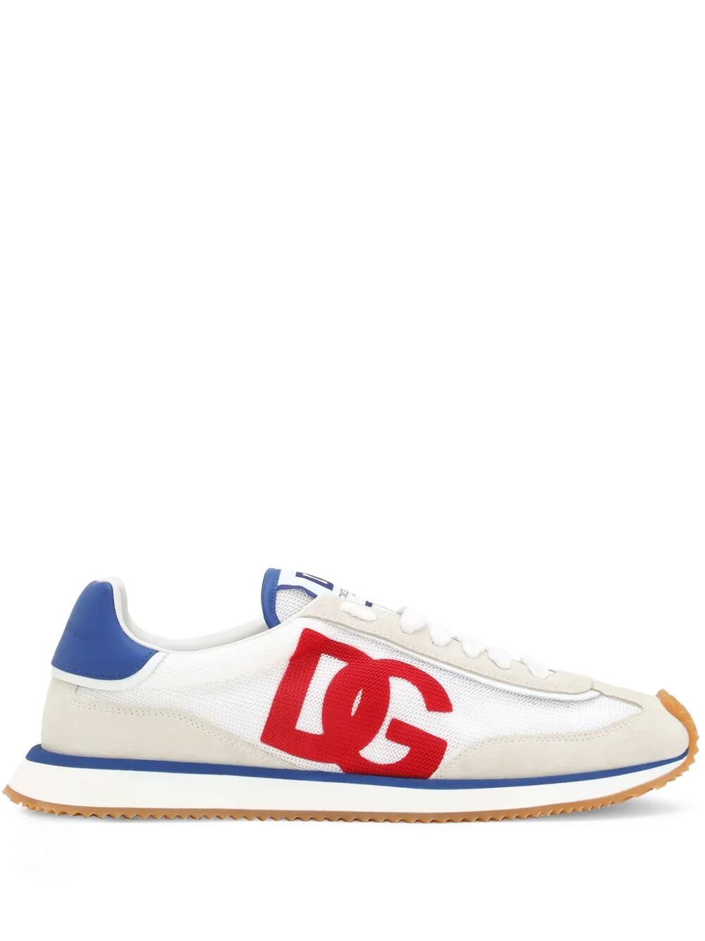 Dolce &amp; Gabbana Men Suede And Mesh Dg Cushion Sneakers by Luosophy