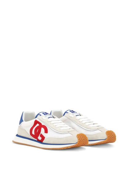Dolce &amp; Gabbana Men Suede And Mesh Dg Cushion Sneakers by Luosophy