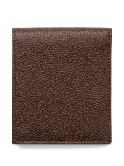 Prada Men Grained Leather Bi-Fold Wallet by Luosophy