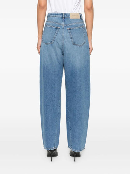Givenchy Women Cocoon Logo-Patch Jeans by Luosophy
