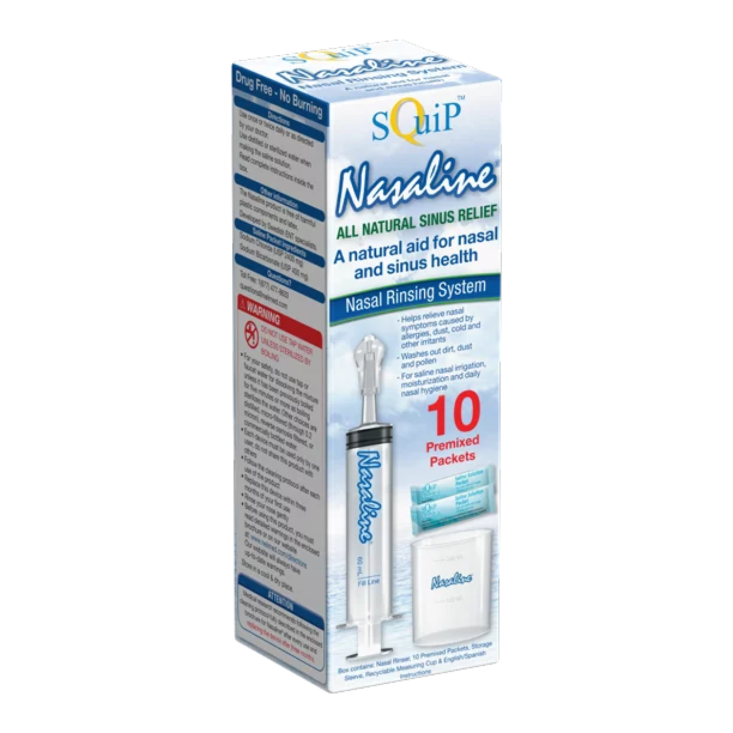 Nasaline Nasal Rinsing System, 1 Kit, Squip Products by Pasteur Pharmacy