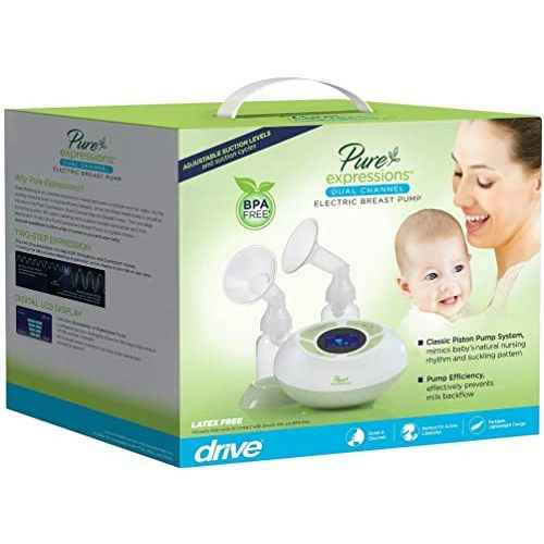Drive Medical Pure Expressions Economy Dual Channel Electric Breast Pump