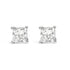 14K White Gold 3/8 Cttw Lab Grown Princess-Cut Diamond 4-Prong Solitaire Stud Earrings (VS1-VS2 Clarity, F-G Color) by Bids.com