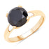 3.00 Carat Genuine Black Diamond 14K Yellow Gold Ring by Bids.com