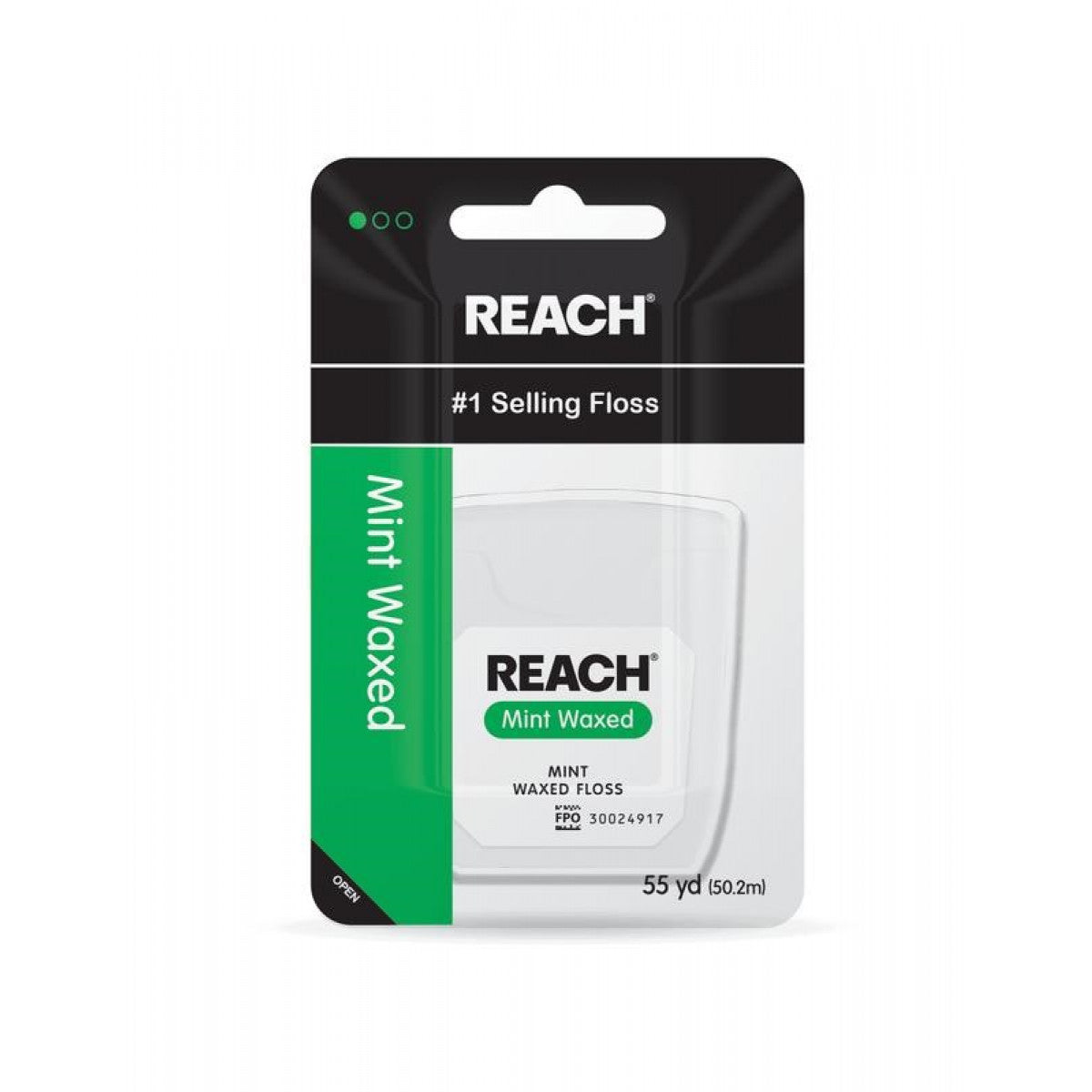 Reach® Waxed Dental Floss – Mint Flavor (55 Yards) by Pasteur Pharmacy