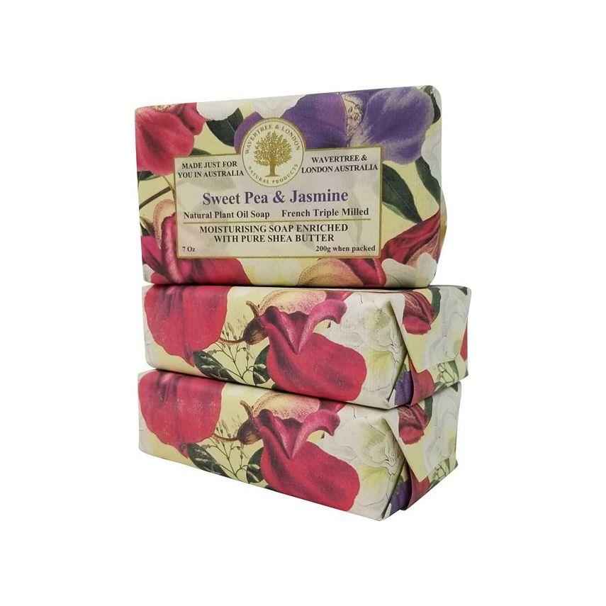 Wavertree &amp; London Sweet Pea &amp; Jasmine Soap 7 Oz