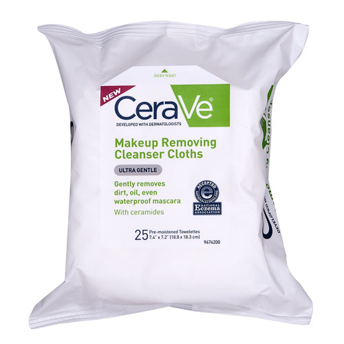 CeraVe Cleanser Cloths, Makeup Removing, Ultra Gentle by Pasteur Pharmacy