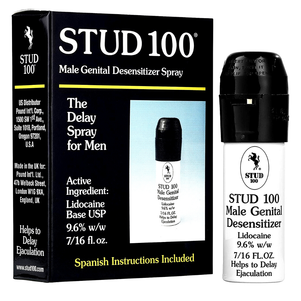 Stud 100 Male Genital Desensitizer Spray 0.44 Oz by Pasteur Pharmacy
