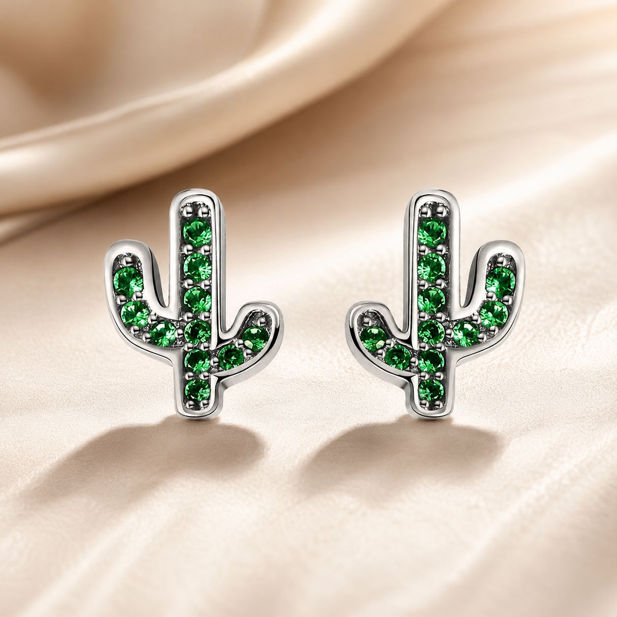 925 Sterling Silver 0.60 Carat Cubic Zirconia Earrings for Women  DestGlow