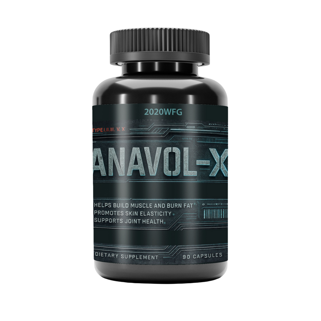 ANAVOL-X | Multi-Collagen Muscle, Fat &amp; Joint Hybrid – 90 Capsules