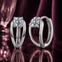 925 Sterling Silver 0.40 Carat Moissanite Earrings for Women  DestGlow