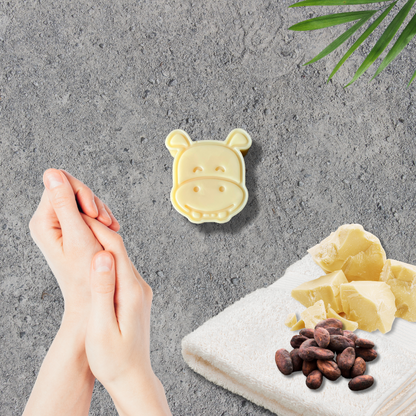 Hippo Head Shaped Lotion Bar by Hippotanicals