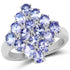 2.72 Carat Genuine Tanzanite .925 Sterling Silver Ring by Bids.com