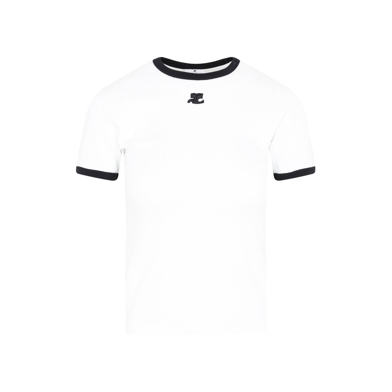 Courreges Bumpy Contrast T-Shirt Reedition Women by Luosophy