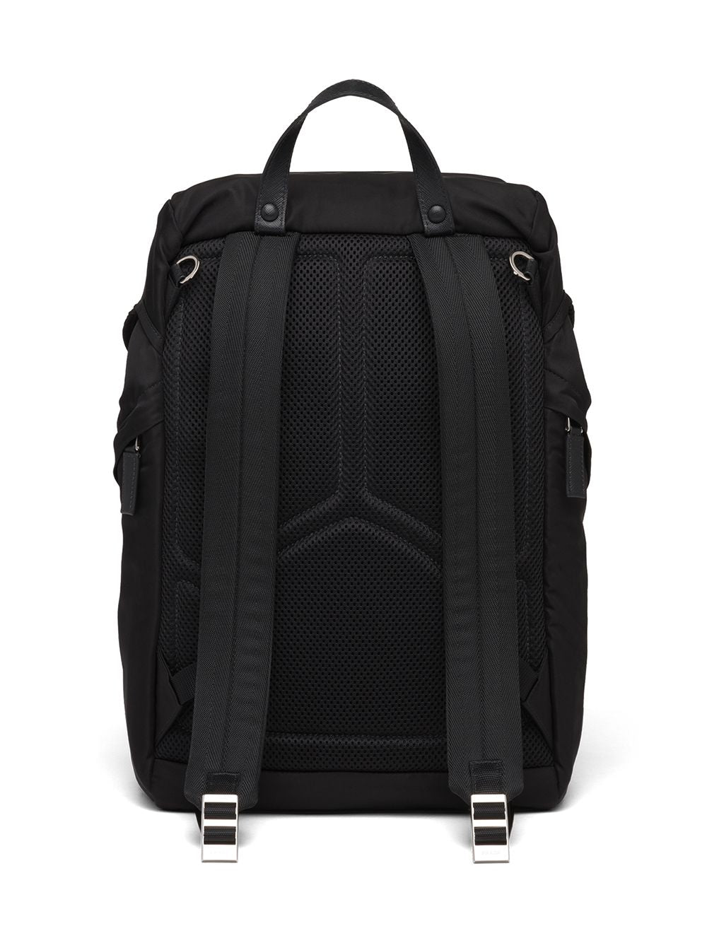 Prada Men Re-Nylon And Saffiano Leather Backpack by Luosophy
