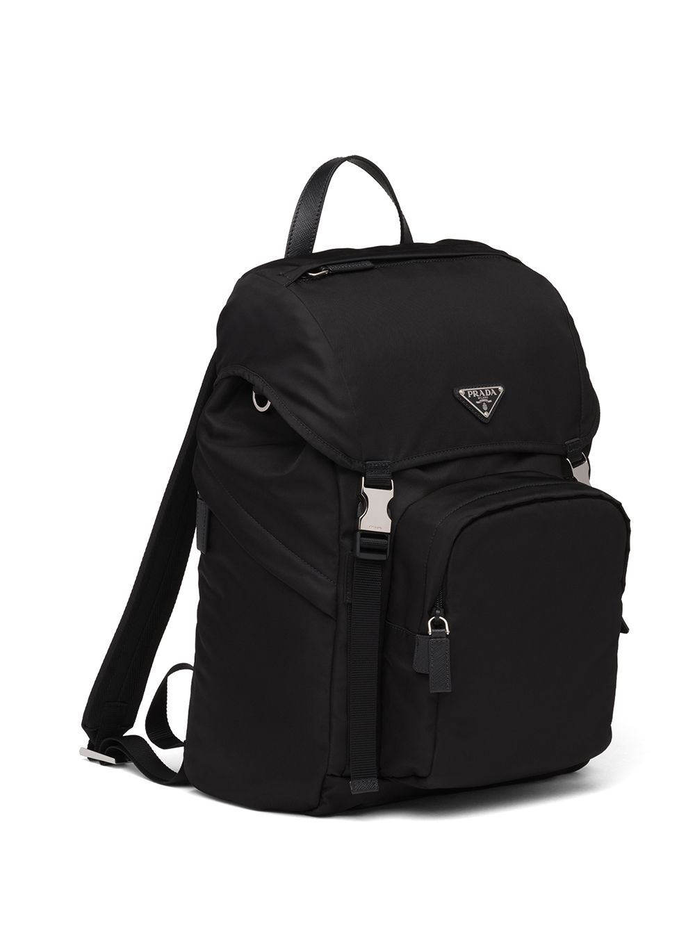 Prada Men Re-Nylon And Saffiano Leather Backpack by Luosophy