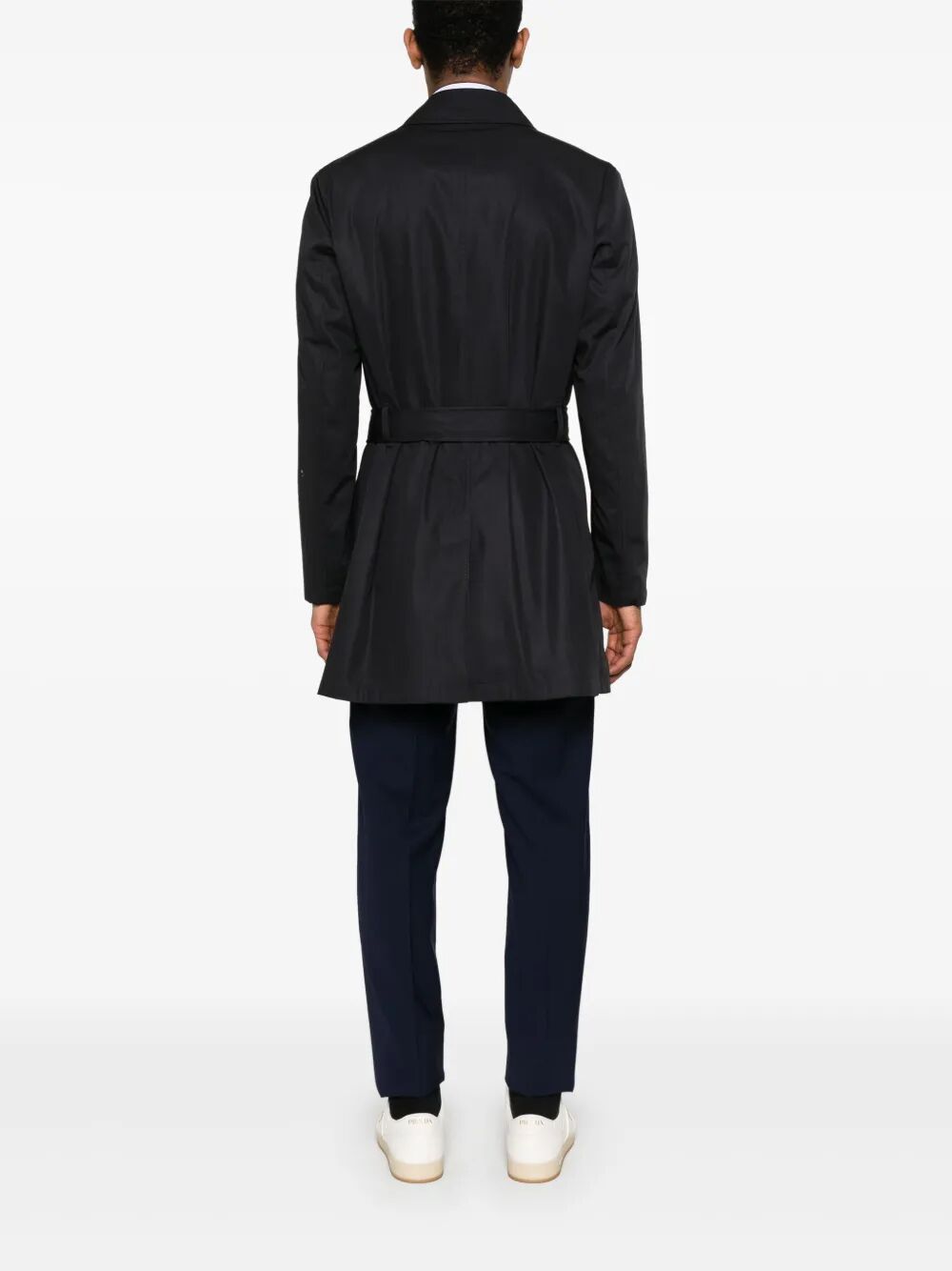 Herno Men Double-Breasted Trench Coat In Dean by Luosophy