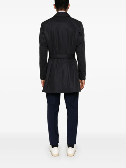 Herno Men Double-Breasted Trench Coat In Dean by Luosophy