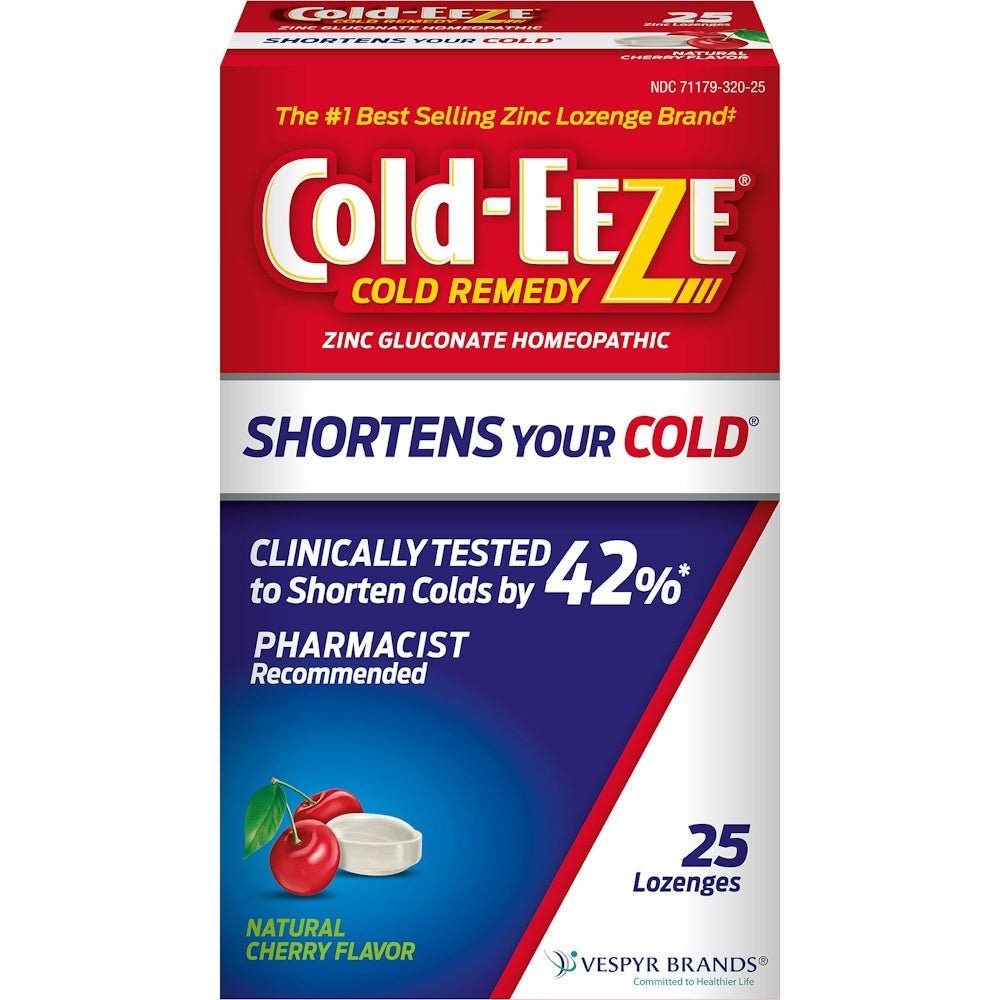 Cold-Eeze Remedy, Sugar Free, Natural Cherry Flavor, Lozenges by Pasteur Pharmacy