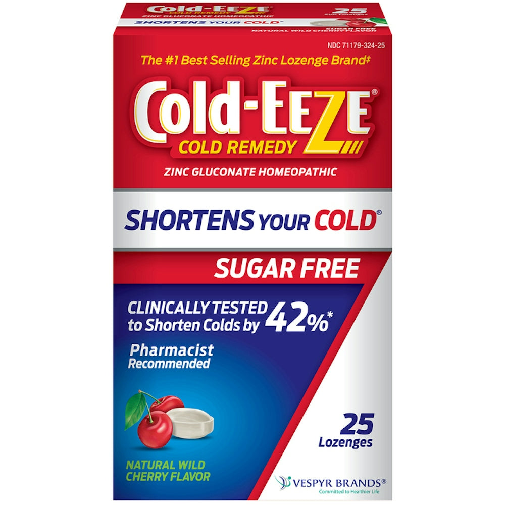 Cold Eeze Remedy, Sugar Free, Lozenges, Natural Wild Cherry Flavor by Pasteur Pharmacy