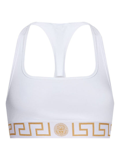 Versace Women Greca Border Scoop Bralette by Luosophy